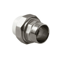 Pro Aqua PA21026 Pro Aqua d=75-2.1/2 PP-R Муфта комбинированная разъемная (американка) НР Белая