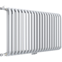 ROMMER RST-203010-020 ROMMER RST 2030/10 радиатор стальной 2 трубчатый нижнее правое подключение RAL9016