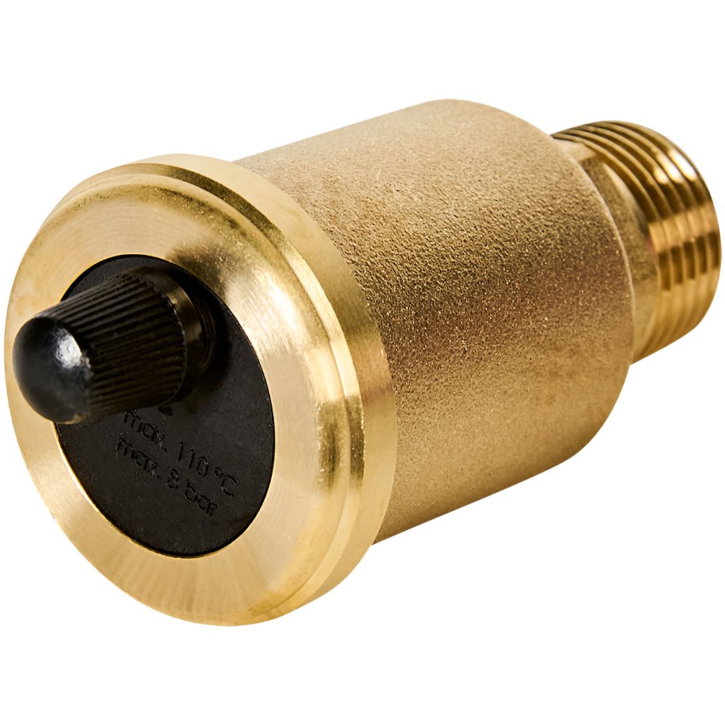 Автоматический воздухоотводчик Flamco Flovent 1/2 с отсечным клапаном, 27722