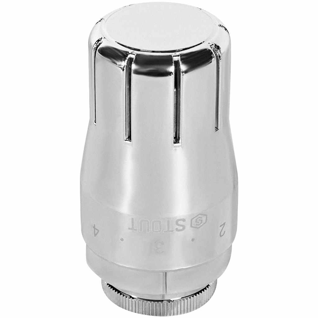Головка термостатическая STOUT Design хром, жидкостная M30x1,5, SHTD-0002-003015C