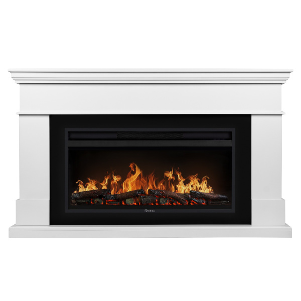 Каминокомплект: Очаг Electrolux EFP/P-4220LS, портал California 42/40/36, белый