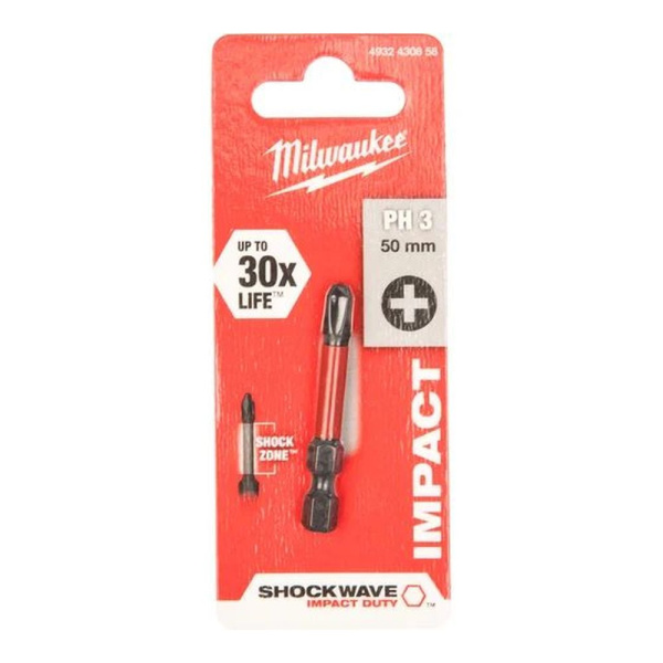 Насадка Milwaukee SHOCKWAVE PH3 50мм (1) 4932430858