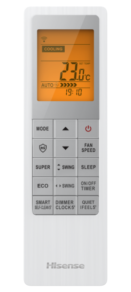 Внутренний блок настенного типа Hisense серии VIBE PRO SILVER MULTI EU DC Inverter AMS-12UW4RWUHD00(S) (комплект)