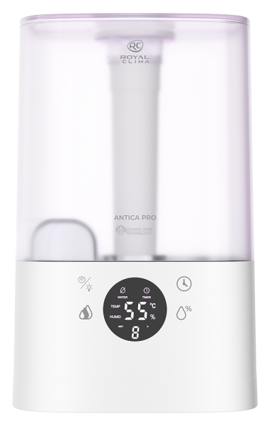 Ультразвуковой увлажнитель Royal Clima серии ANTICA Pro RUH-ANP300/4.3E-WT