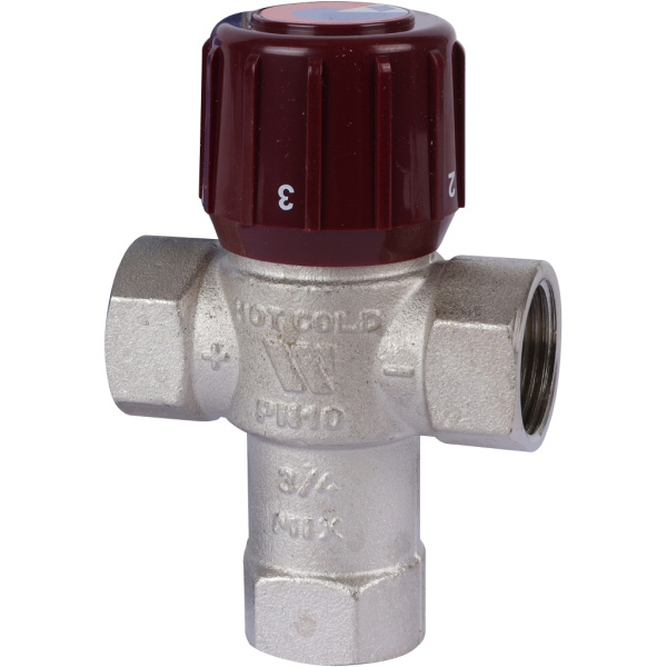 Термостатический смесительный клапан Watts AM6210C34 3/4 AQUAMIX, 10017419