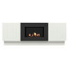 Тумба с биокамином Firelight BFP/P-1400L белая