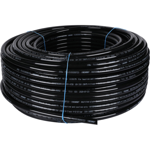 Труба отопительная REHAU RAUTITAN black 20х2,8, метр, (180)