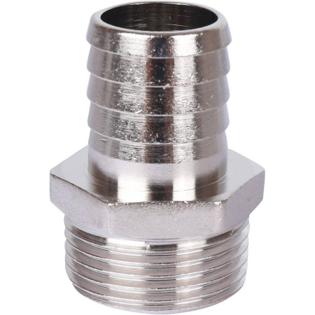 STOUT Штуцер НР никелированный 1"x25