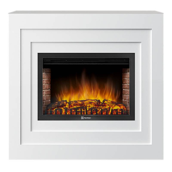 Каминокомплект:Биокамин Firelight BFP/P-3020+Портал Cubo 30 белый