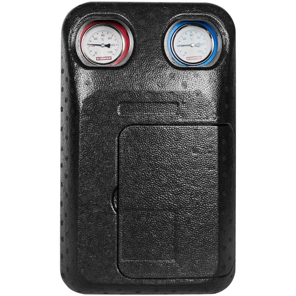 Насосная группа ROMMER RDG-2001 с прямым контуром 1 без насоса, в теплоизоляции, RDG-2001-012501
