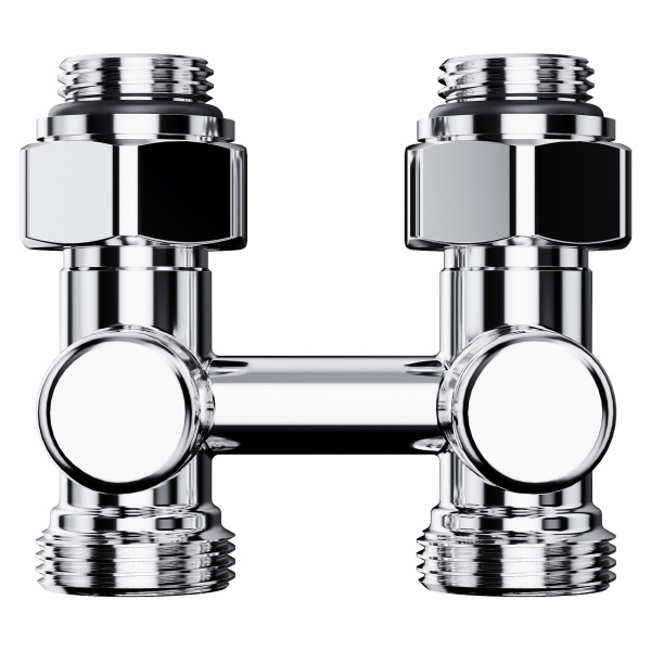Узел нижнего подключения Royal Thermo Design прямой 1/2"х3/4"EK (хром)