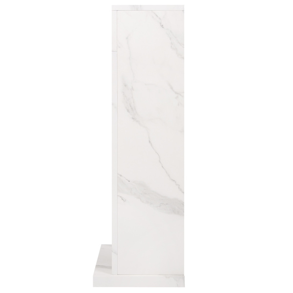 Каминокомплект:Очаг Electrolux EFP/P-1020LS, портал Simple Classic белый мрамор